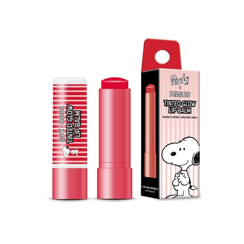 RUDE  Peanuts Tinted Glow Lip Balm