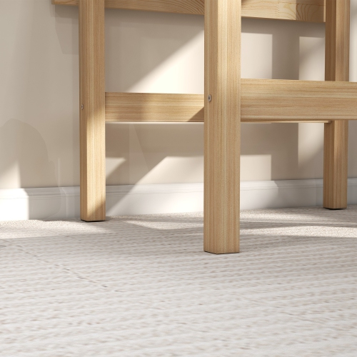 HOMCOM – Table de salle à manger pliable en bois massif, table à abattant pour les petits espaces, table pliante pour la cuisine, salle à manger,