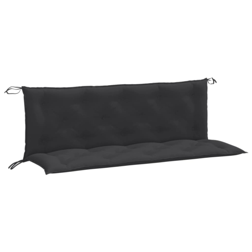 VIDAXL  Garden Bench Cushions 2PCs Melange Anthracite 150X50X7 Cm Fabric