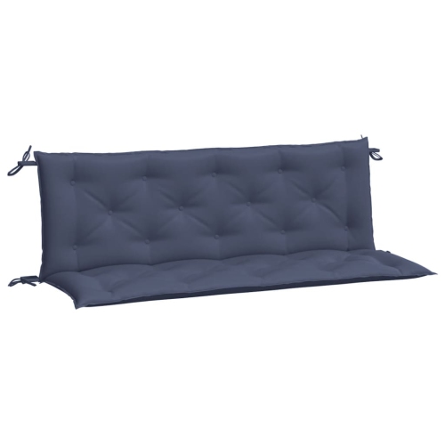 vidaXL Garden Bench Cushions 2pcs Navy Blue 150x50x7cm Oxford Fabric
