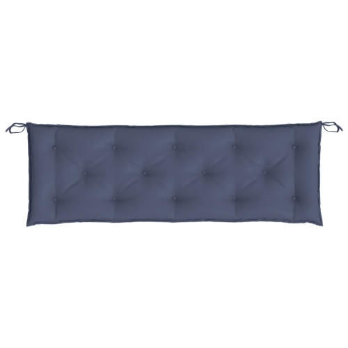 vidaXL Garden Bench Cushions 2pcs Navy Blue 150x50x7cm Oxford Fabric