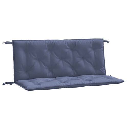 vidaXL Garden Bench Cushions 2pcs Navy Blue 120x50x7cm Oxford Fabric