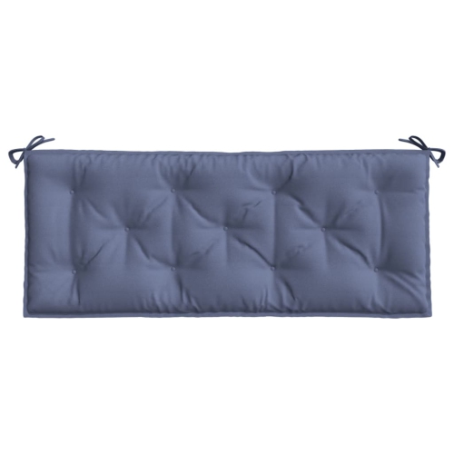 vidaXL Garden Bench Cushions 2pcs Navy Blue 120x50x7cm Oxford Fabric