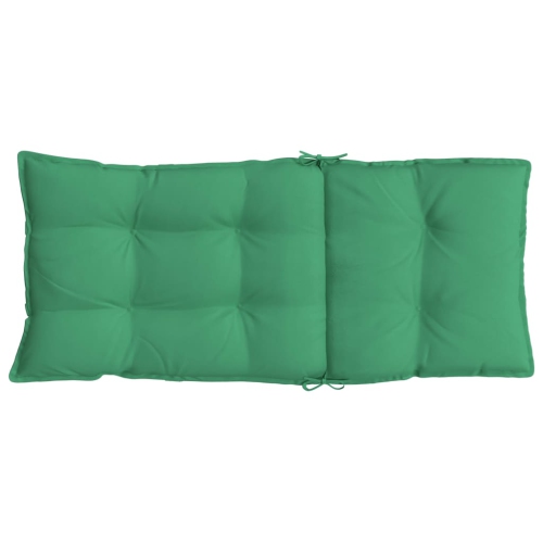 vidaXL Highback Chair Cushions 6 pcs Green Oxford Fabric