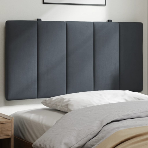 VIDAXL  Headboard Cushion Dark Grey 100 Cm Velvet