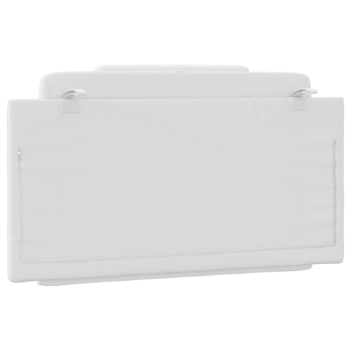vidaXL Headboard Cushion "Viana" White 100 cm Faux Leather