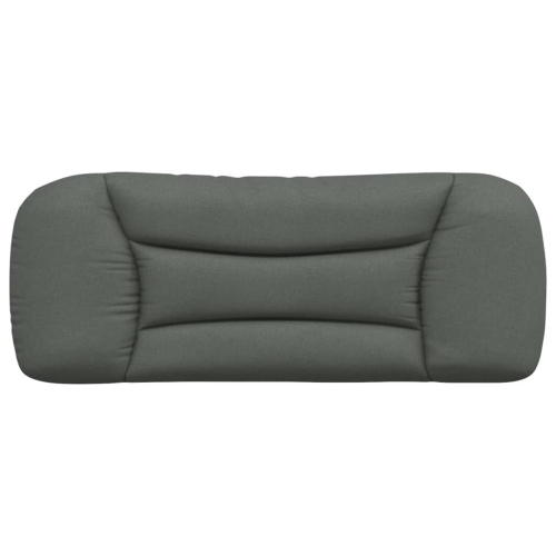 vidaXL Headboard Cushion "Hvar" Dark Grey 100 cm Fabric