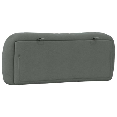 vidaXL Headboard Cushion "Hvar" Dark Grey 100 cm Fabric