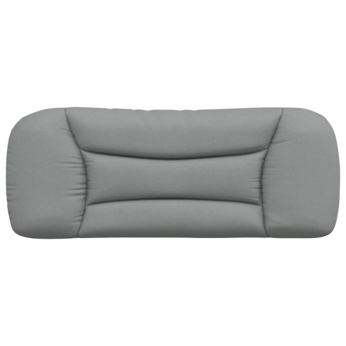 VidaXL – Coussin de tête de lit « Hvar » en tissu 100 cm gris pâle