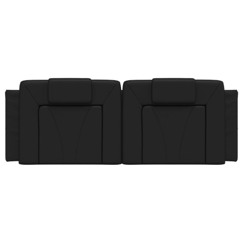 vidaXL Headboard Cushion "Viana" Black 137 cm Faux Leather