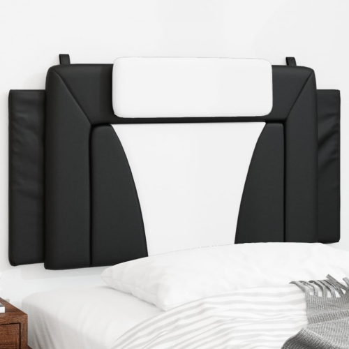 vidaXL Headboard Cushion "Viana" Black and White 100 cm Faux Leather