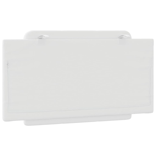 vidaXL Headboard Cushion "Zadar" White 100 cm Faux Leather