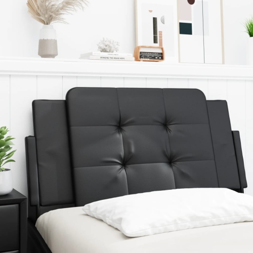 vidaXL Headboard Cushion "Zadar" Black 100 cm Faux Leather