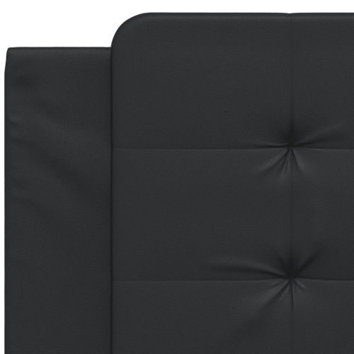 vidaXL Headboard Cushion "Zadar" Black 100 cm Faux Leather