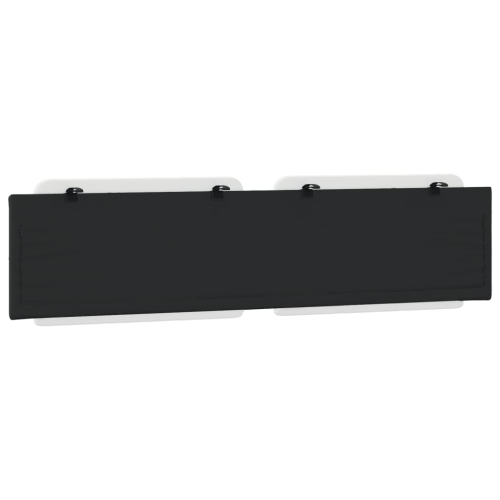 VidaXL – Coussin de tête de lit « Zadar » en similicuir 193 cm blanc et noir