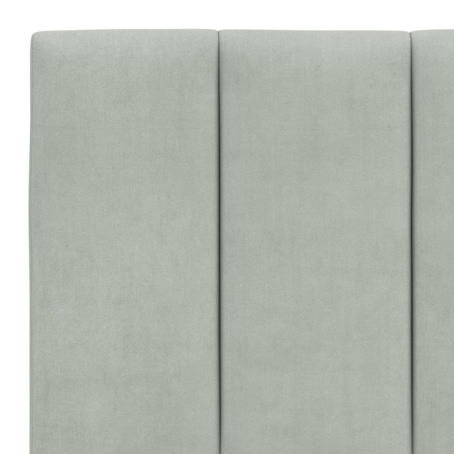 vidaXL Headboard Cushion "Hanko" Light Grey 152 cm Velvet
