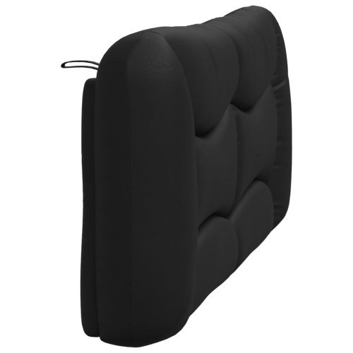 VidaXL – Coussin de tête de lit «&nbsp;Hvar&nbsp;» en similicuir 152&nbsp;cm noir