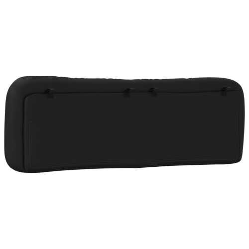 VidaXL – Coussin de tête de lit «&nbsp;Hvar&nbsp;» en similicuir 152&nbsp;cm noir