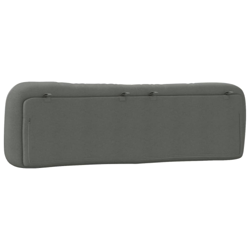 vidaXL Headboard Cushion "Hvar" Dark Grey 183 cm Fabric