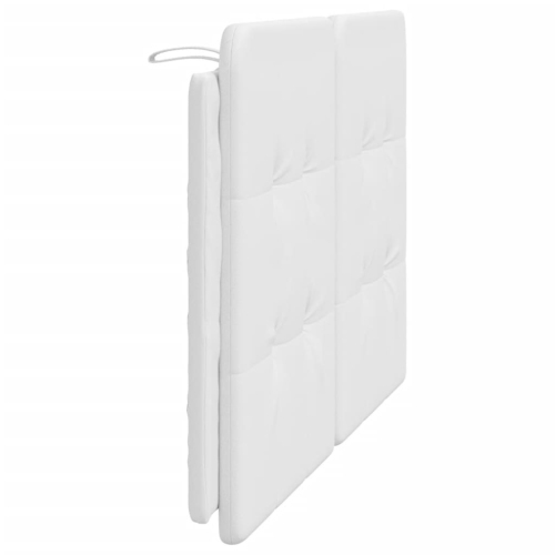 VidaXL – Coussin de tête de lit «&nbsp;Zadar&nbsp;» Similicuir blanc 137&nbsp;cm