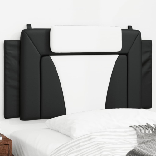 vidaXL Headboard Cushion "Viana" Black and White 100 cm Faux Leather
