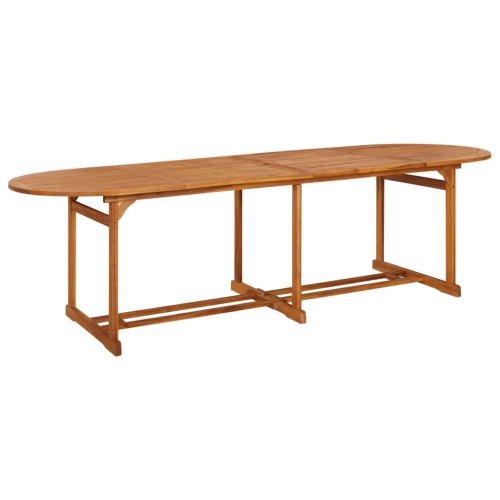 VIDAXL  Garden Dining Table 280X90X75 Cm Solid Acacia Wood