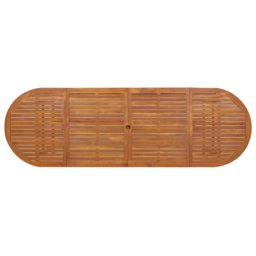 vidaXL Garden Dining Table 280x90x75 cm Solid Acacia Wood