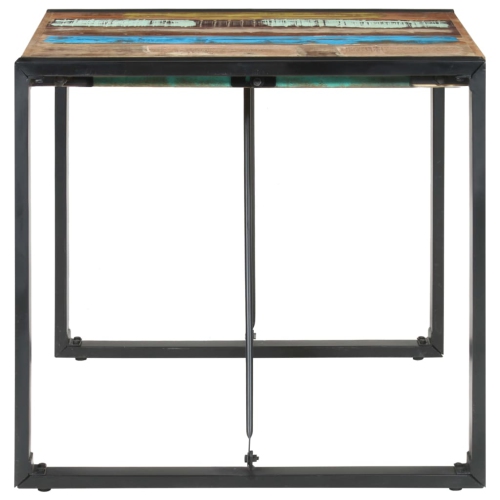 vidaXL Dining Table 80x80x75 cm Solid Reclaimed Wood