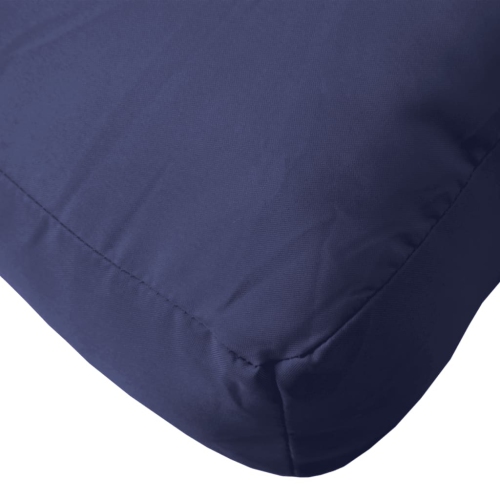 vidaXL Pallet Cushion Navy Blue 50x50x12 cm Fabric