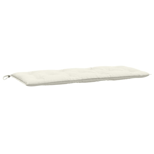 Coussin de banc de jardin mélange crème 120 x 50 x 7&nbsp;cm de vidaXL