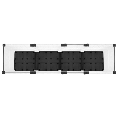 vidaXL Raised Bed 160x40x38 cm Polypropylene