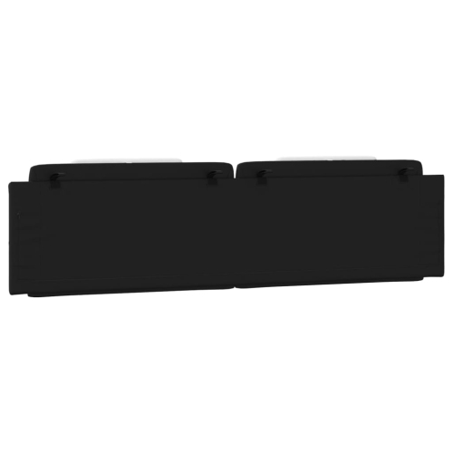 vidaXL Headboard Cushion "Viana" Black and White 193 cm Faux Leather