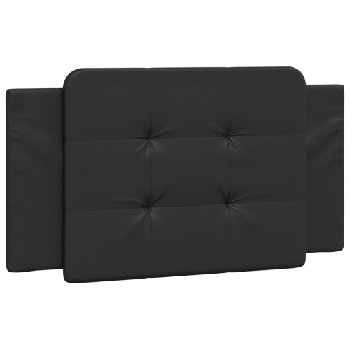 vidaXL Headboard Cushion "Zadar" Black 100 cm Faux Leather