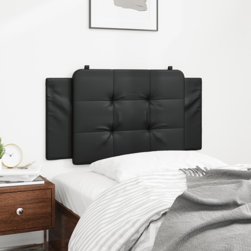 vidaXL Headboard Cushion "Zadar" Black 100 cm Faux Leather
