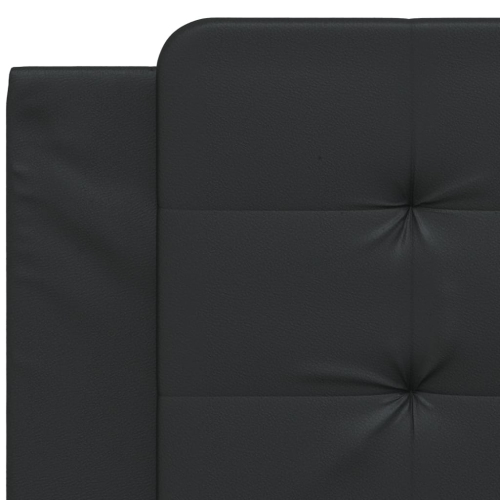 vidaXL Headboard Cushion "Zadar" Black 100 cm Faux Leather