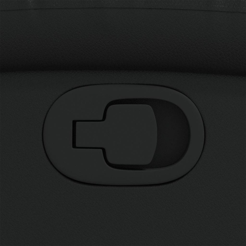 Fauteuil inclinable manuel vidaXL, dossier et repose-pieds réglables, cuir noir