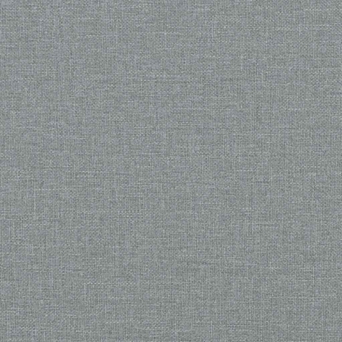 vidaXL Manual Recliner Chair for Living Room, Adjustable Backrest&Footrest, Light Gray Fabric