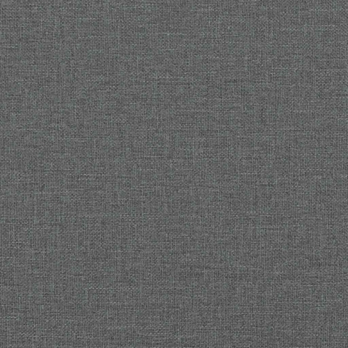 vidaXL Manual Recliner Chair, Adjustable Backrest/ Footrest, Dark Gray Fabric Reclining Sofa