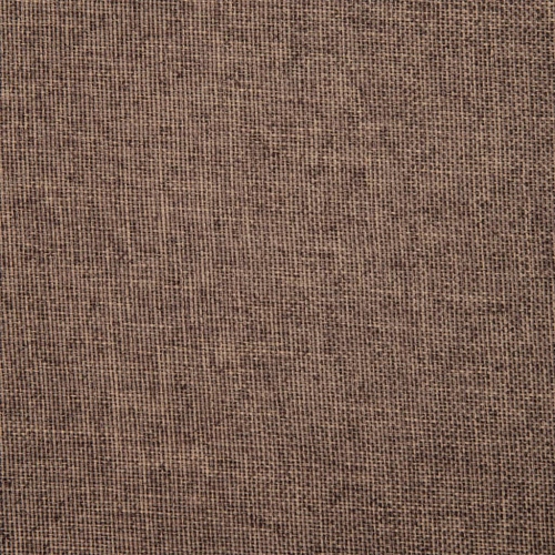 vidaXL Swivel Dining Chairs 2 pcs Brown Fabric