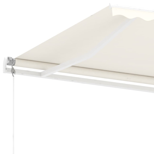 vidaXL Freestanding Automatic Awning 300x250 cm Cream