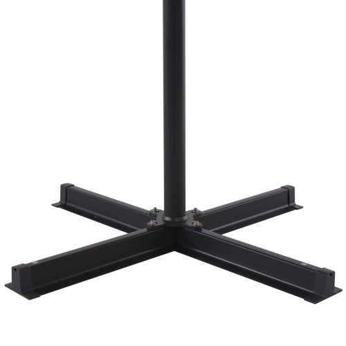 vidaXL Garden Parasol with Aluminium Pole 500 cm Terracotta