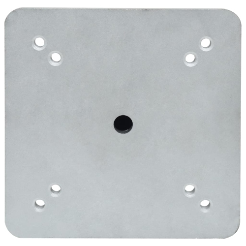 vidaXL In-Ground Parasol Base with Rod 16x16x52 cm Steel