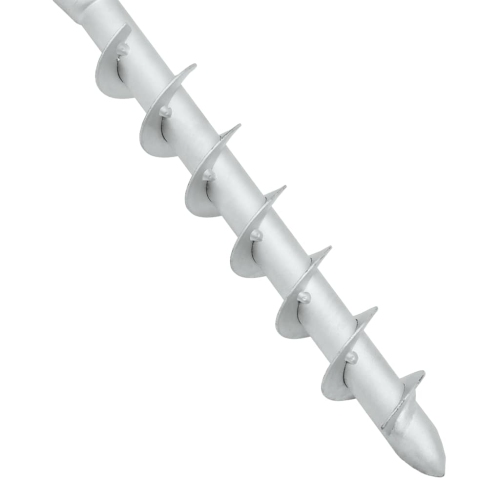 vidaXL In-Ground Parasol Base with Rod 16x16x52 cm Steel