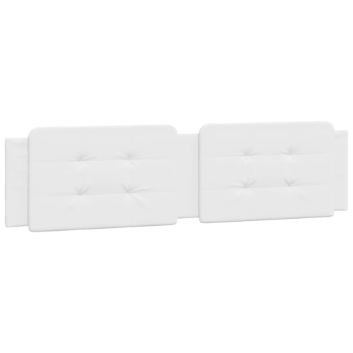 vidaXL Bed Frame with LED without Mattress "Zadar" White 193x203 cm