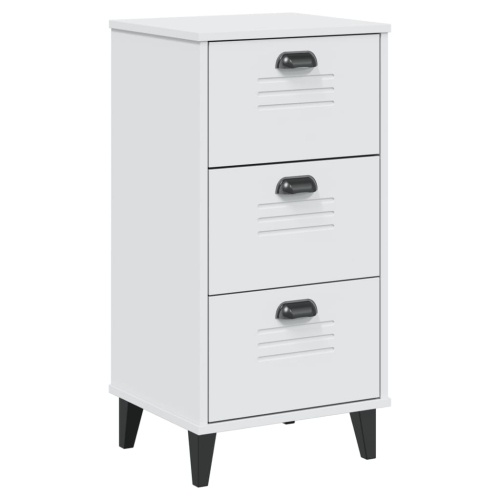 vidaXL Bedside Cabinet VIKEN White Engineered Wood