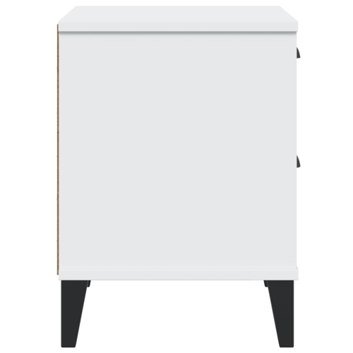vidaXL Bedside Cabinet VIKEN White Engineered Wood