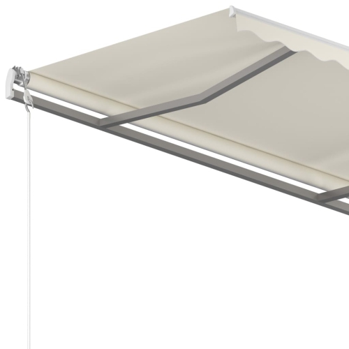 vidaXL Automatic Retractable Awning 400x300 cm Cream