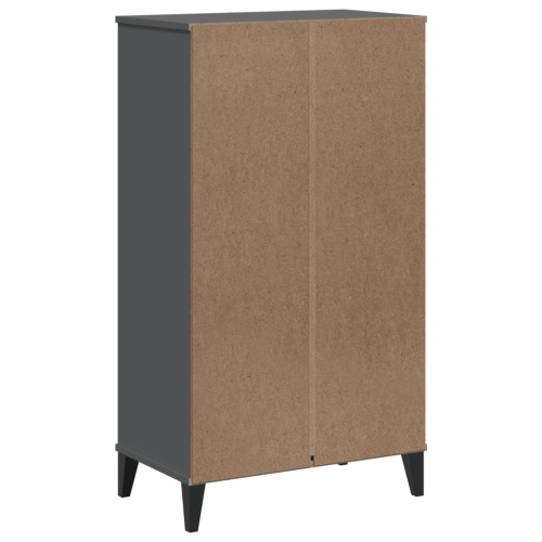 vidaXL Shoe Cabinet VIKEN Anthracite Grey Engineered Wood