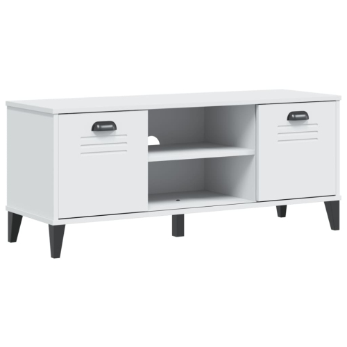 vidaXL Shoe Bench VIKEN White 106x35x45 cm Engineered Wood