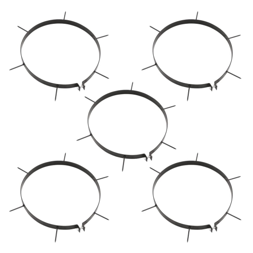 vidaXL Garden Lawn Roller Pull with Aerator Clamps Black 63 L Iron and Steel